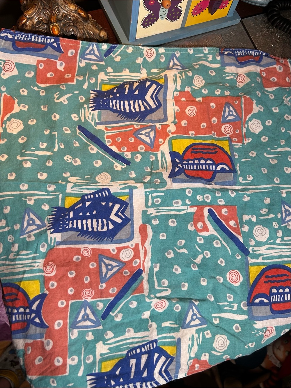 Vintage Abstract Napkins (Set of 3)